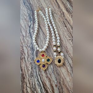 Two Pearl Necklaces